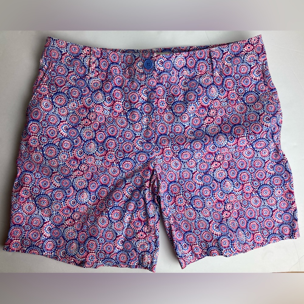 Talbots Pink and Blue Geometric Women's Shorts